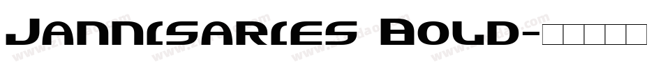 Jannisaries Bold字体转换